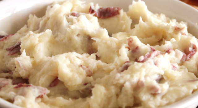 Parmesan Garlic Mashed Potatoes.